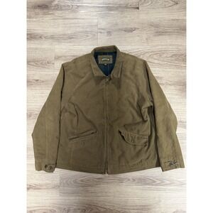 Orvis Men's XL Herringbone Bomber Jacket Size Large